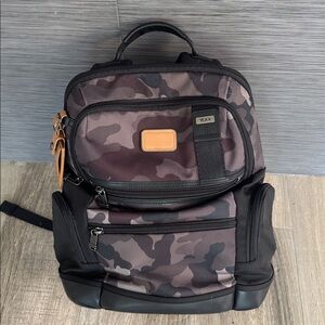 Tumi Expandable Fremont Parrish Camo Backpack - like new